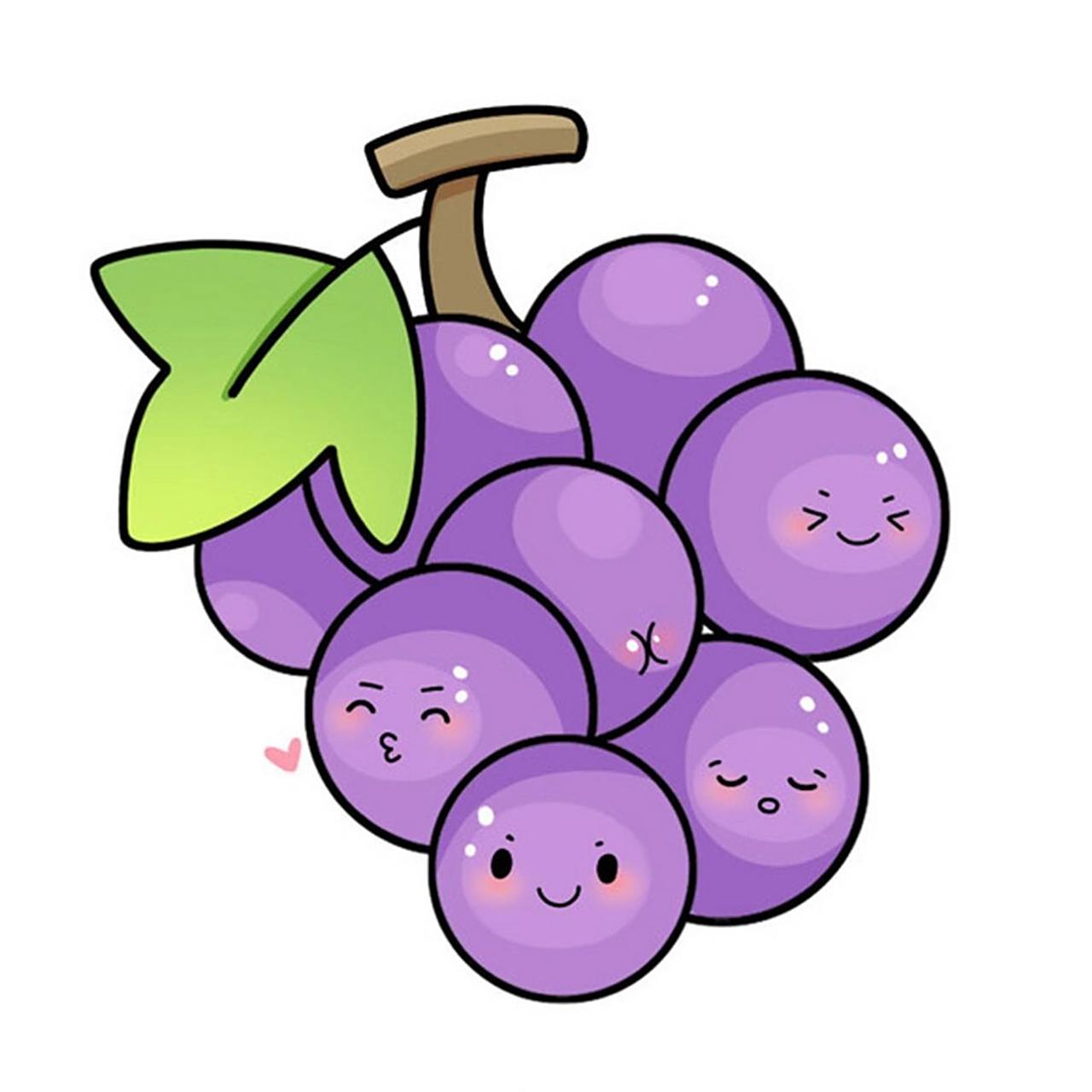 跟着摄图网一起学学怎么画吧 	 葡萄99简笔画步骤图来自