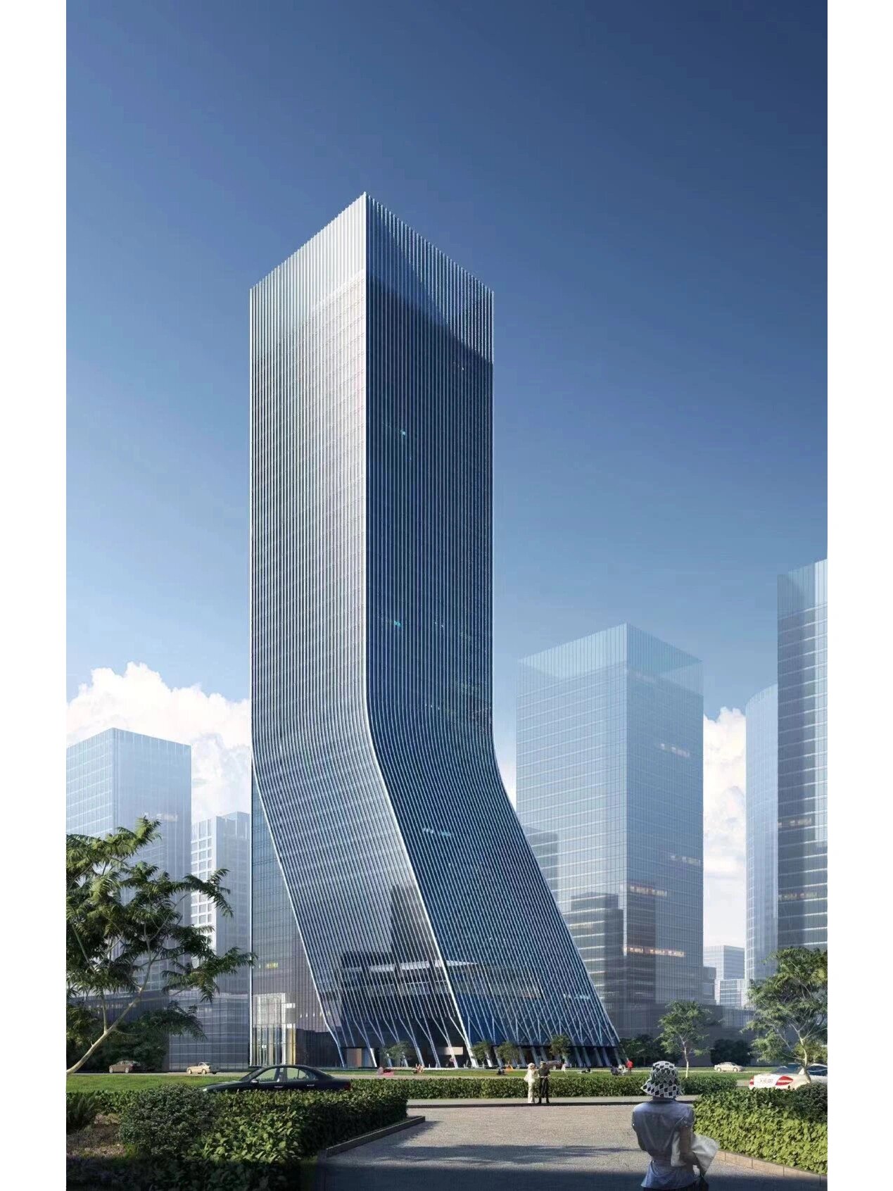 卓越后海中心 卓越后海金融中心位于深圳市南山区后海片区,用地面积