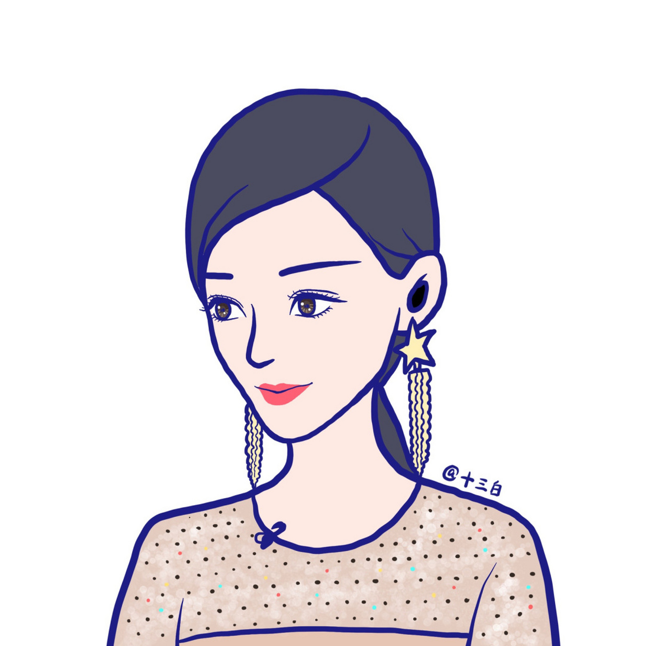 乘风破浪的姐姐插画第二波#十三白插画