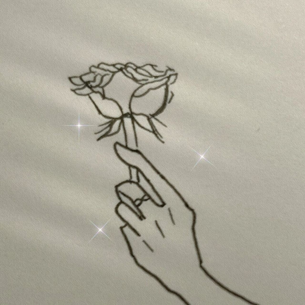 送你一朵玫瑰花~ 9795#画画# #手绘# #简笔画