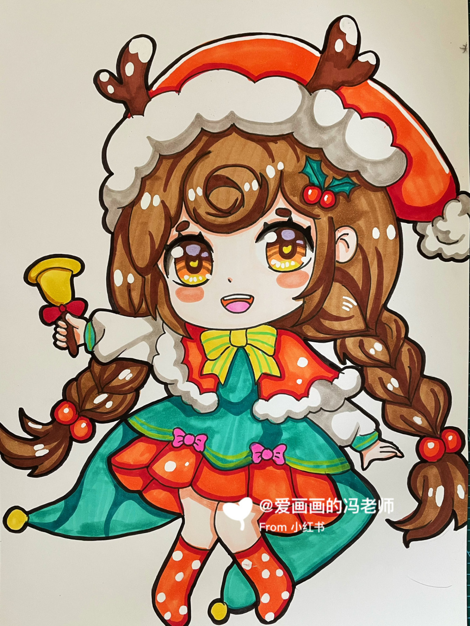 圣诞节主题动漫 圣诞节马上到了,让我们画起来吧 圣诞节主题动漫,圣诞