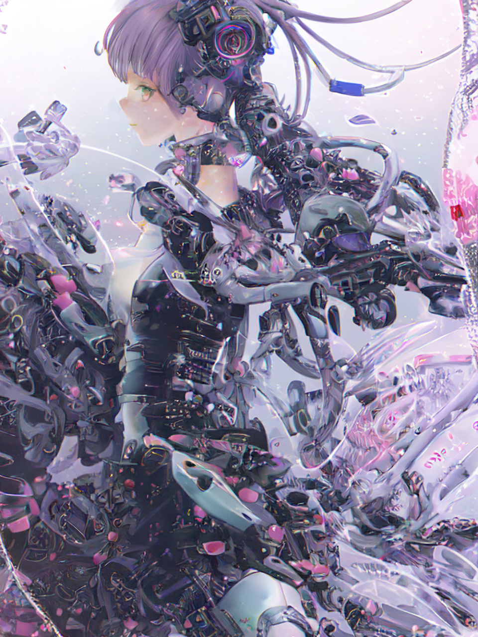 机械少女绘画设计参考!