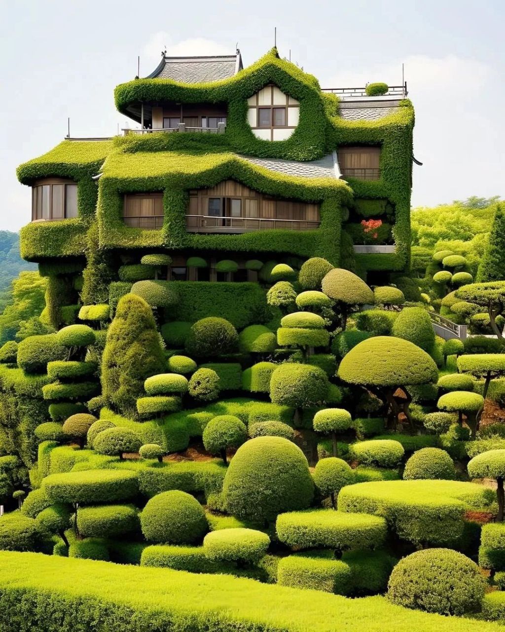 绿色城堡98,太治愈了7815 #小木屋# #家居美学# #治愈自己