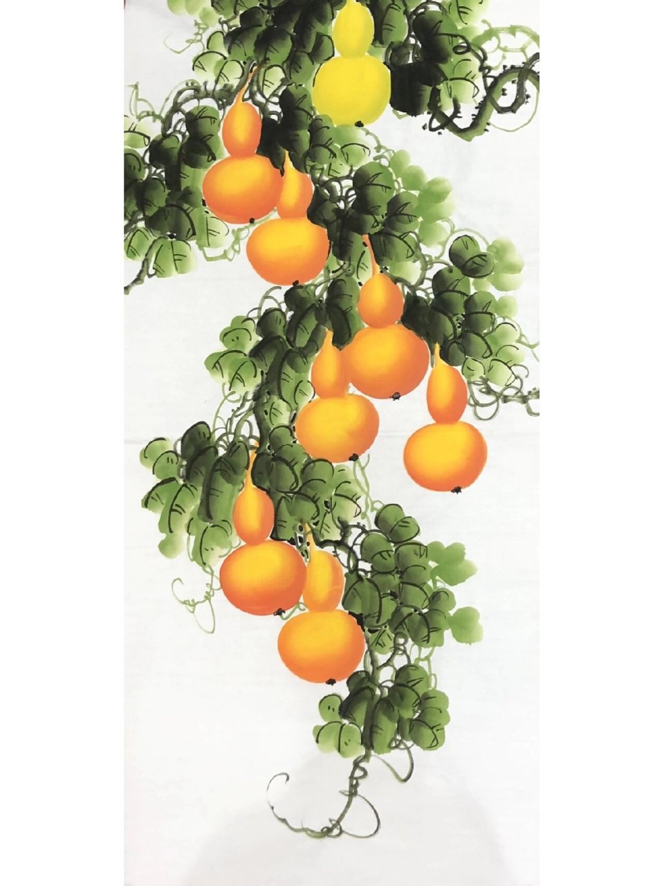 四尺福禄图雅赏 葫芦,谐音"福禄",自古以来就是招财纳福的吉祥之物.