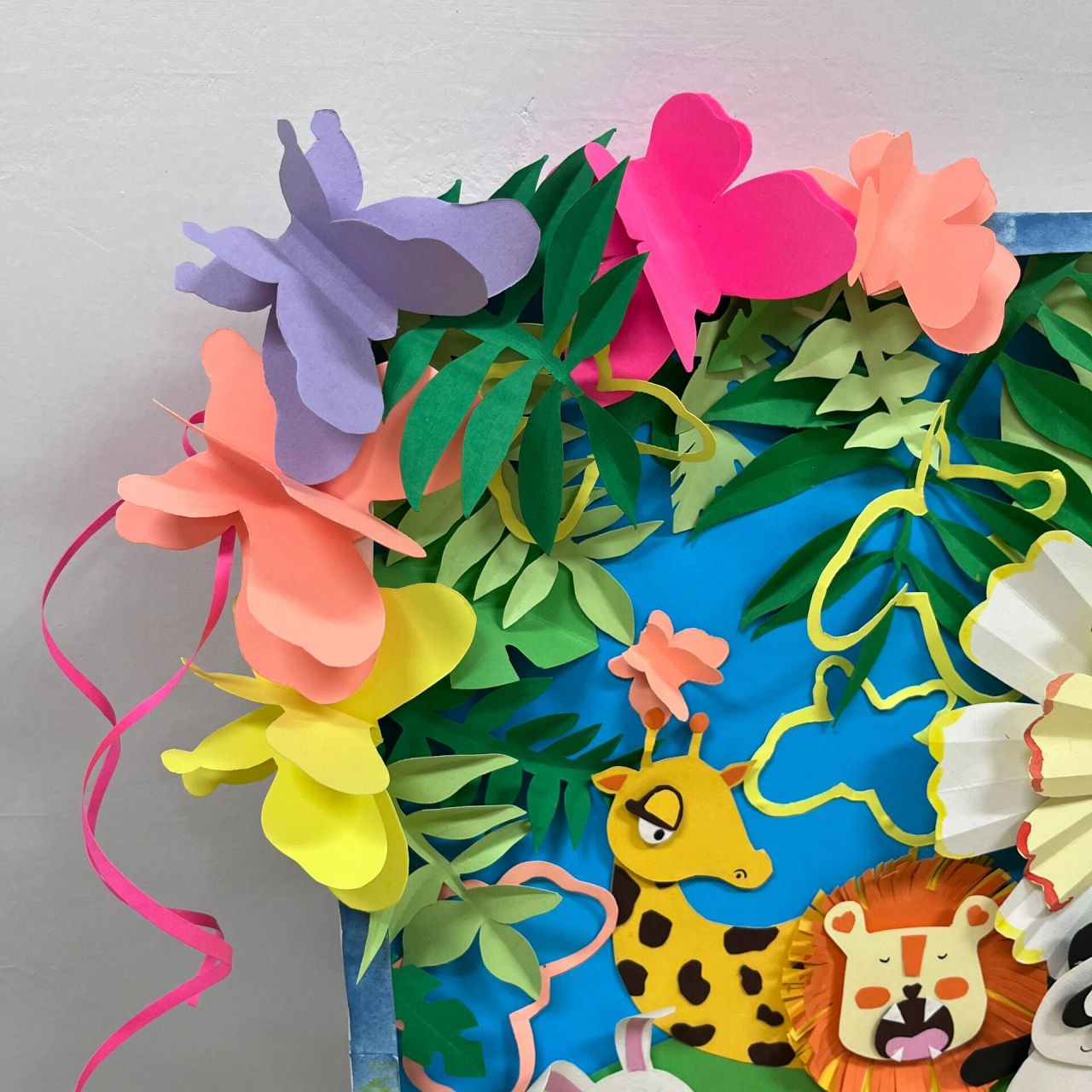 创意纸浮雕作品分享9999 学前人最后的倔强949494和partner