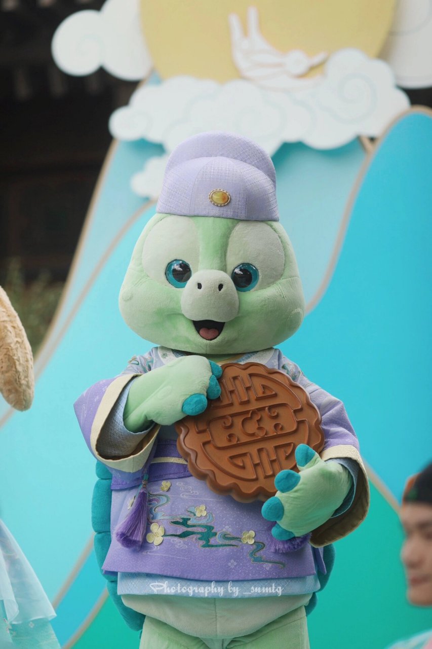 迪士尼|奥乐米拉 olu小龟 值得拥有一只光站着就散发无穷可爱的小龟