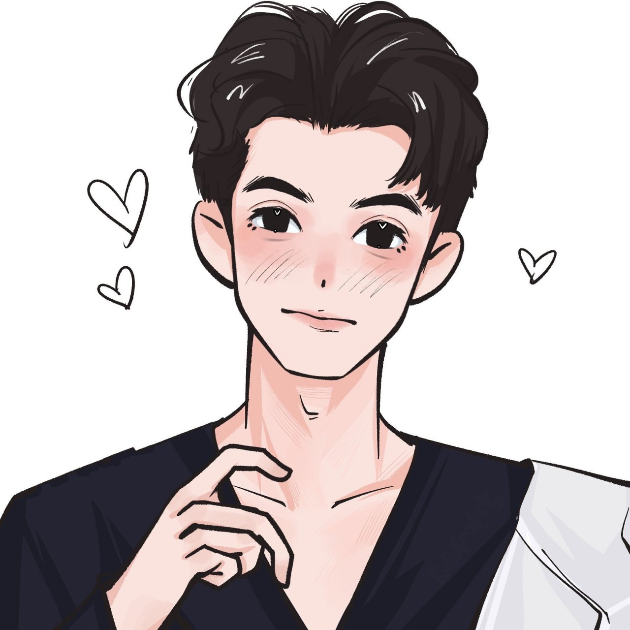 卡通头像|是王鹤棣啊 王鹤棣,你会不会比心啊不是那样的 94参考哥儿