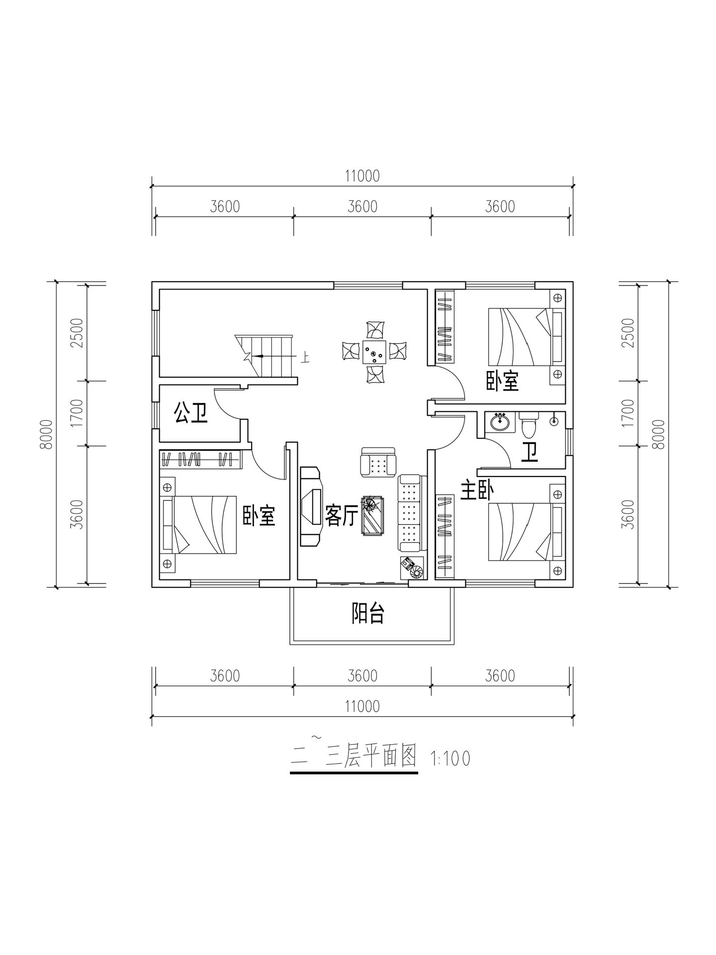 11米x12米平面图图片