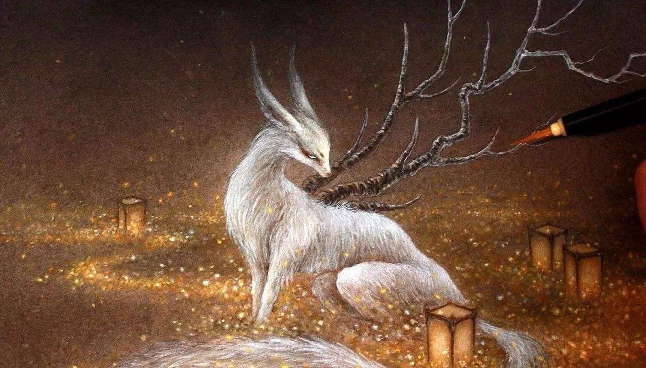 《山海经》插画,90后画师杉泽的瑰丽想象～ 自从杉泽开始画"中国百鬼"