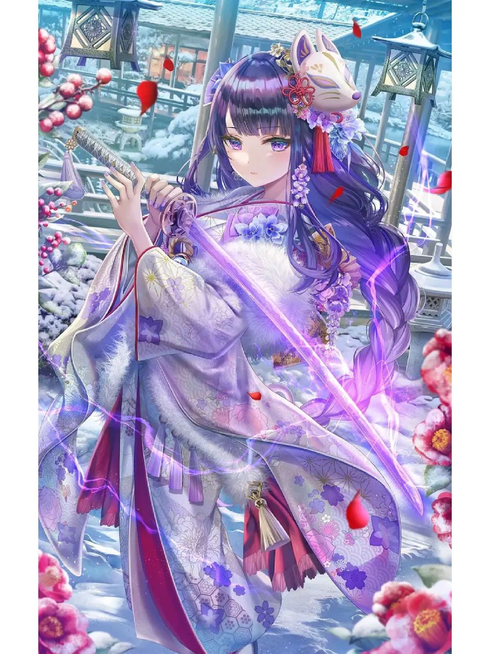 原神壁纸|雷电将军2 喜欢多多点赞哦