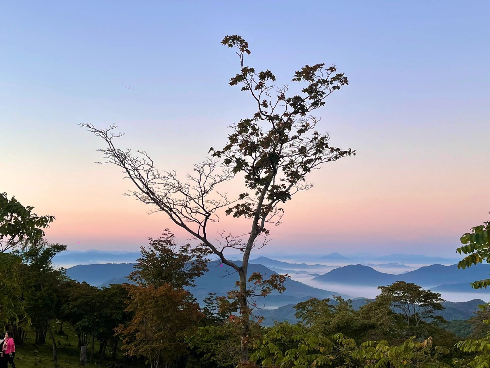四方山枫叶谷 看日出93 92看日出的绝佳位置 镜头捕捉不到它的美