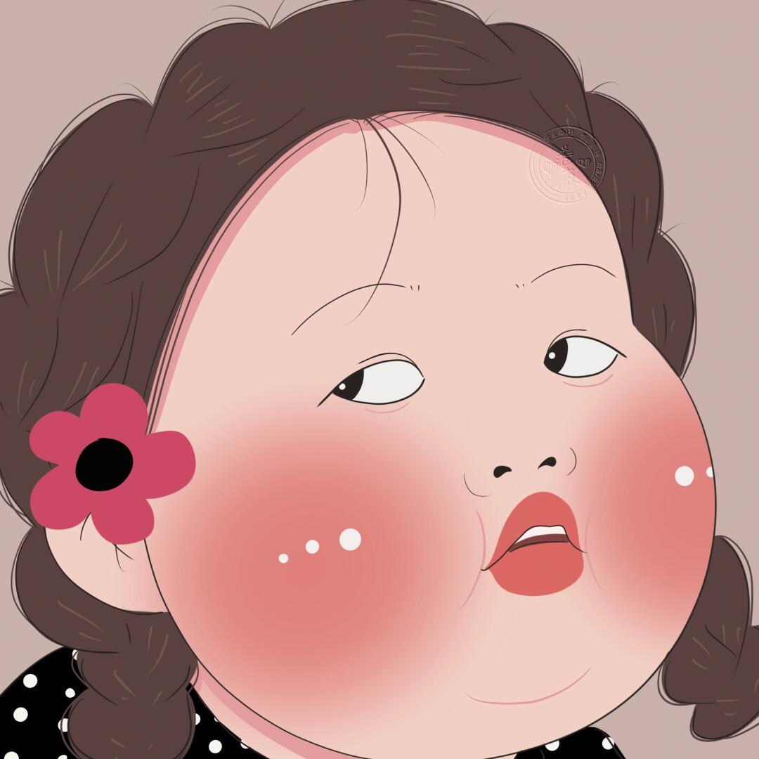 图片二改商用去签名 搬运临摹请注明出处 #头像插画# #人物插画