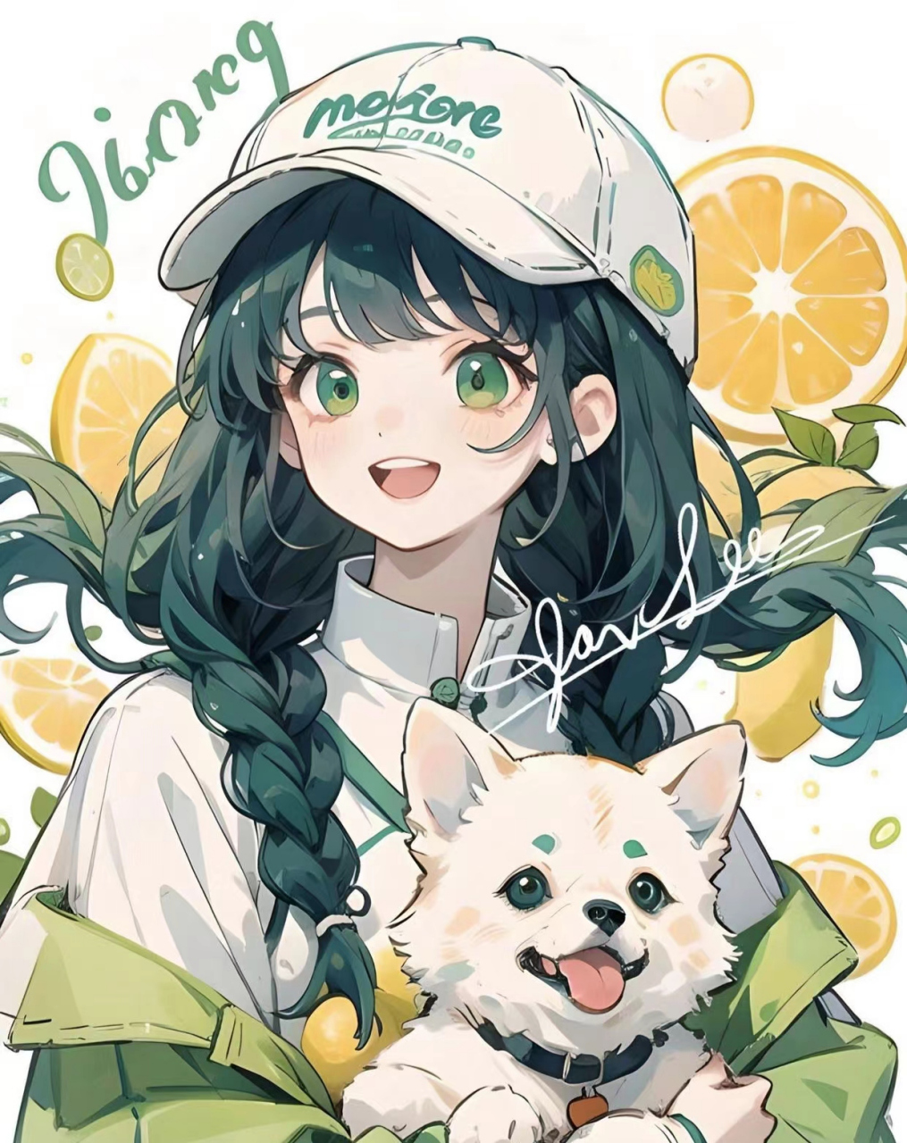 森系女生可爱头像嗷,原来绿色也可以这么好看!