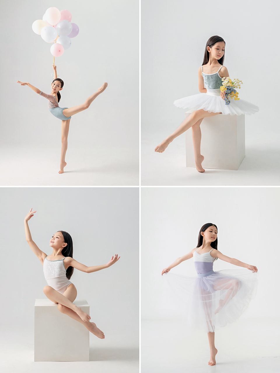 少儿舞蹈写真- 唯美舞姿,收藏这一篇就够了 跳芭蕾舞的小女孩们,在给