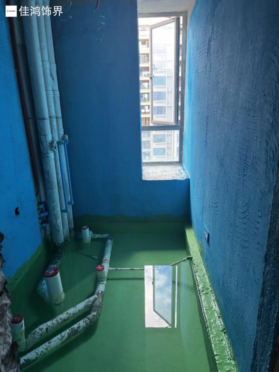 防水蓄水试验会做48-72小时,没有问题后,会叫上楼下业主物业一起过来