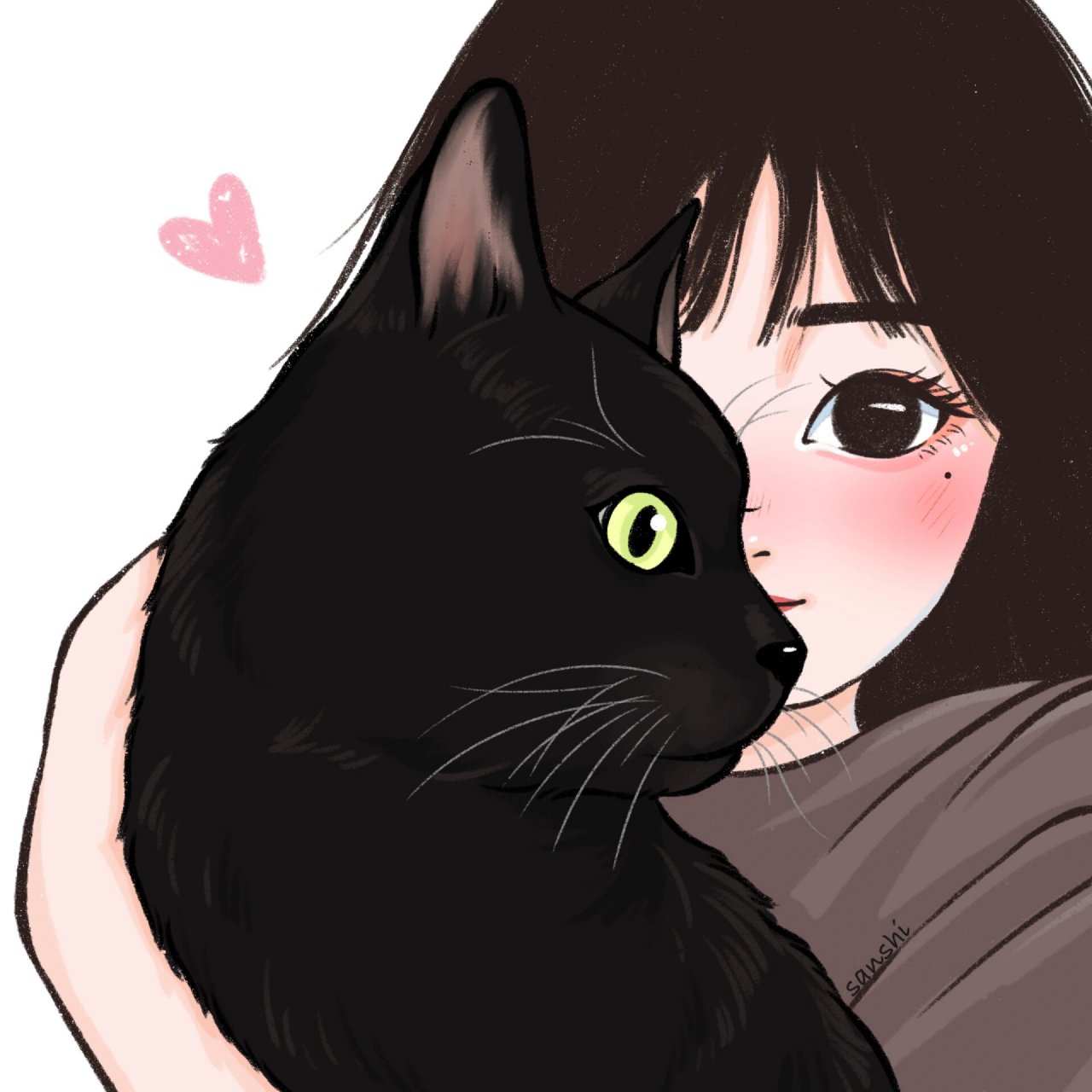 女生头像|传说黑猫辟邪招财🐈‍ 玄猫即招财喵喵🐈‍⬛