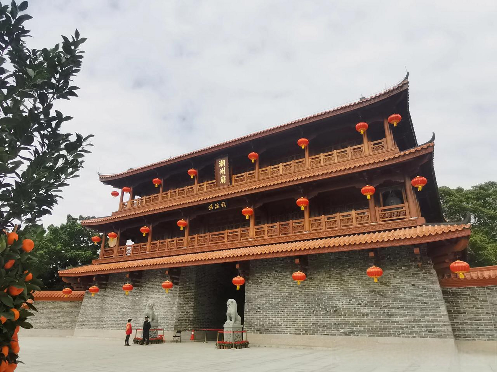 潮州镇海楼广场已开放