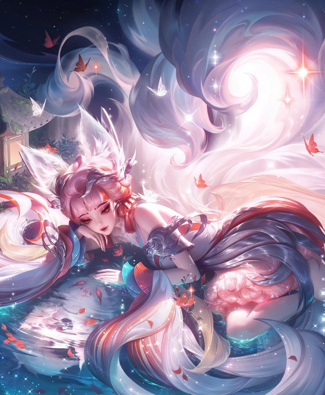 王者荣耀|妲己-青丘九尾 第二版高清海报 大家更喜欢哪一版?