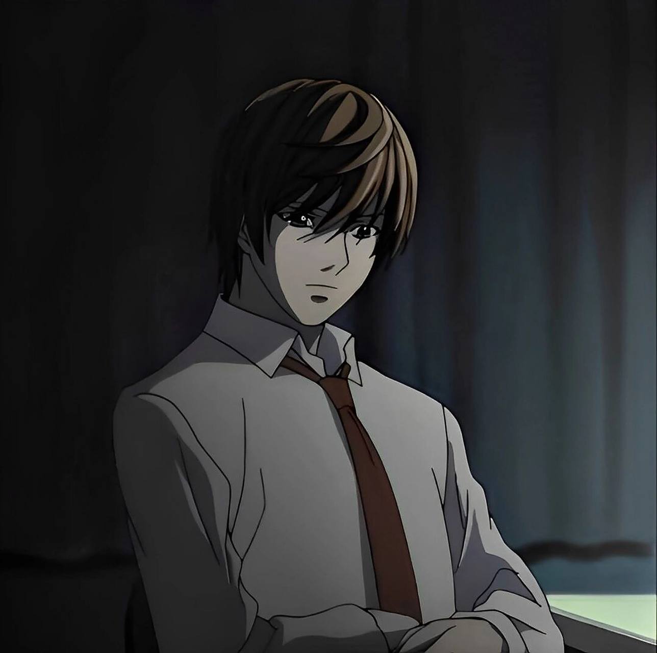 夜神月头像 喜欢的点个赞 #死亡笔记# #夜神月# #动漫头像# #ph团队