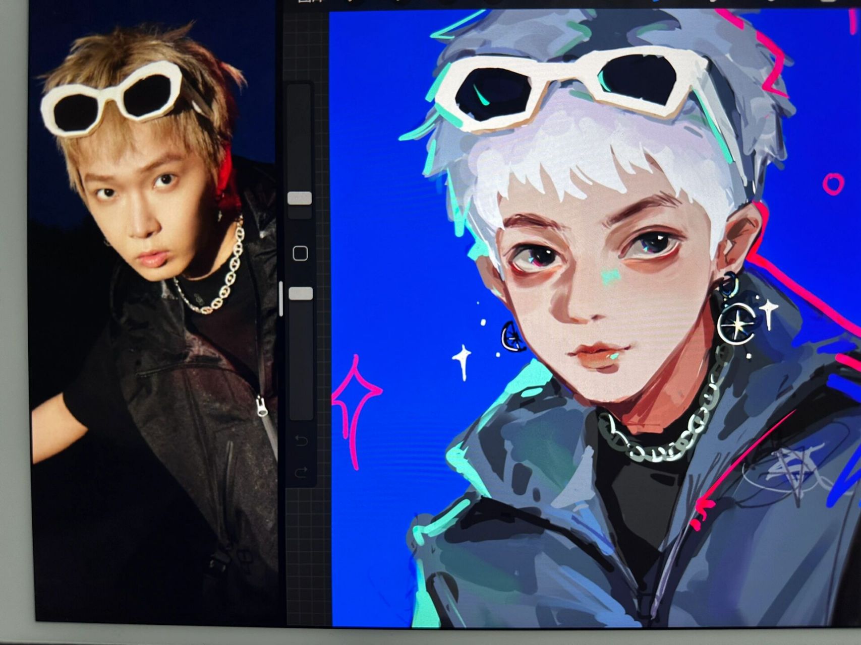 tizzyt 谢锐韬同款耳环啊啊啊超好看苦茶子帅飞咯