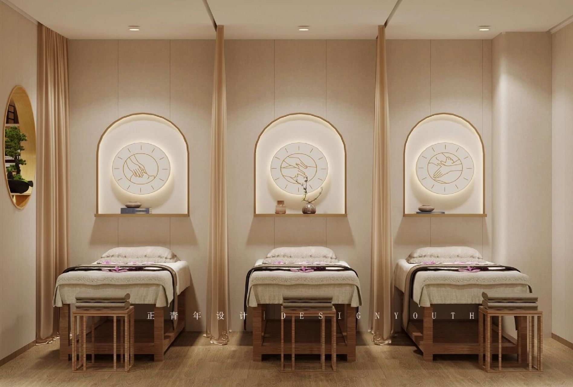 推拿馆设计|注意这三点,理疗空间也有高级感 正心·正行·让世界更