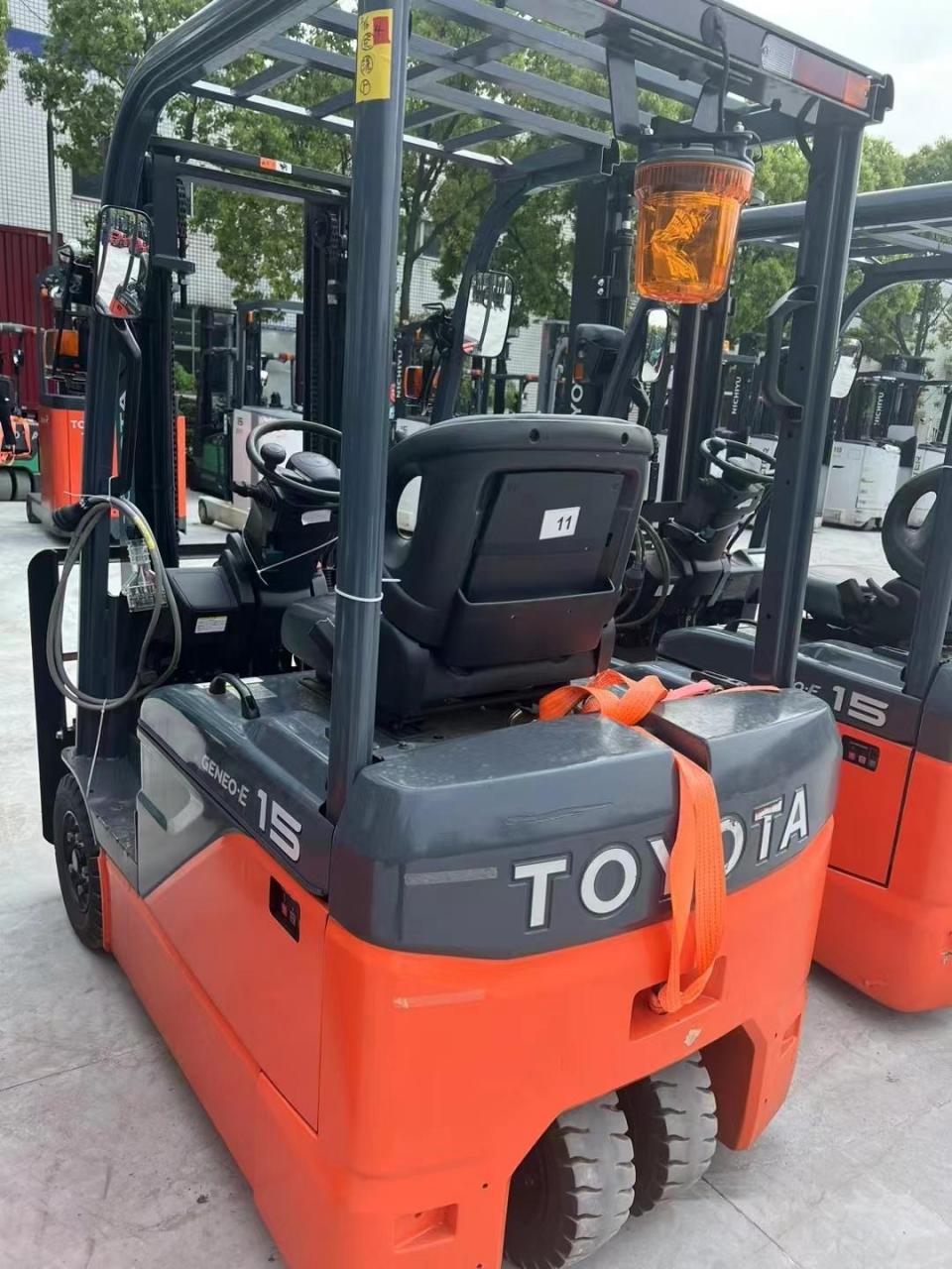 进口电动叉车日本丰田8fbe15三点转弯半径小,可计重量