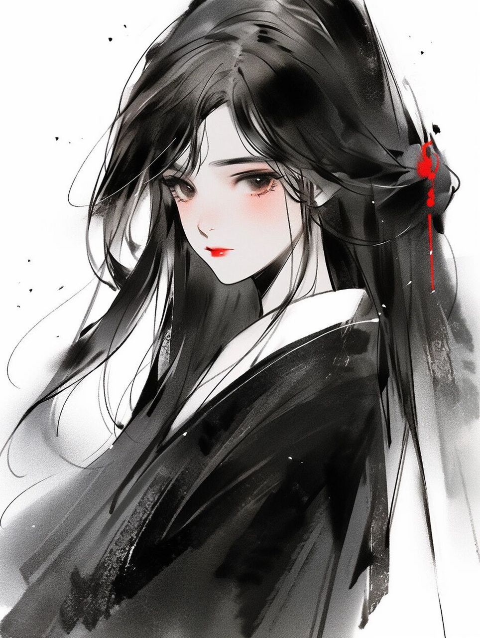 水墨风头像 非常飒