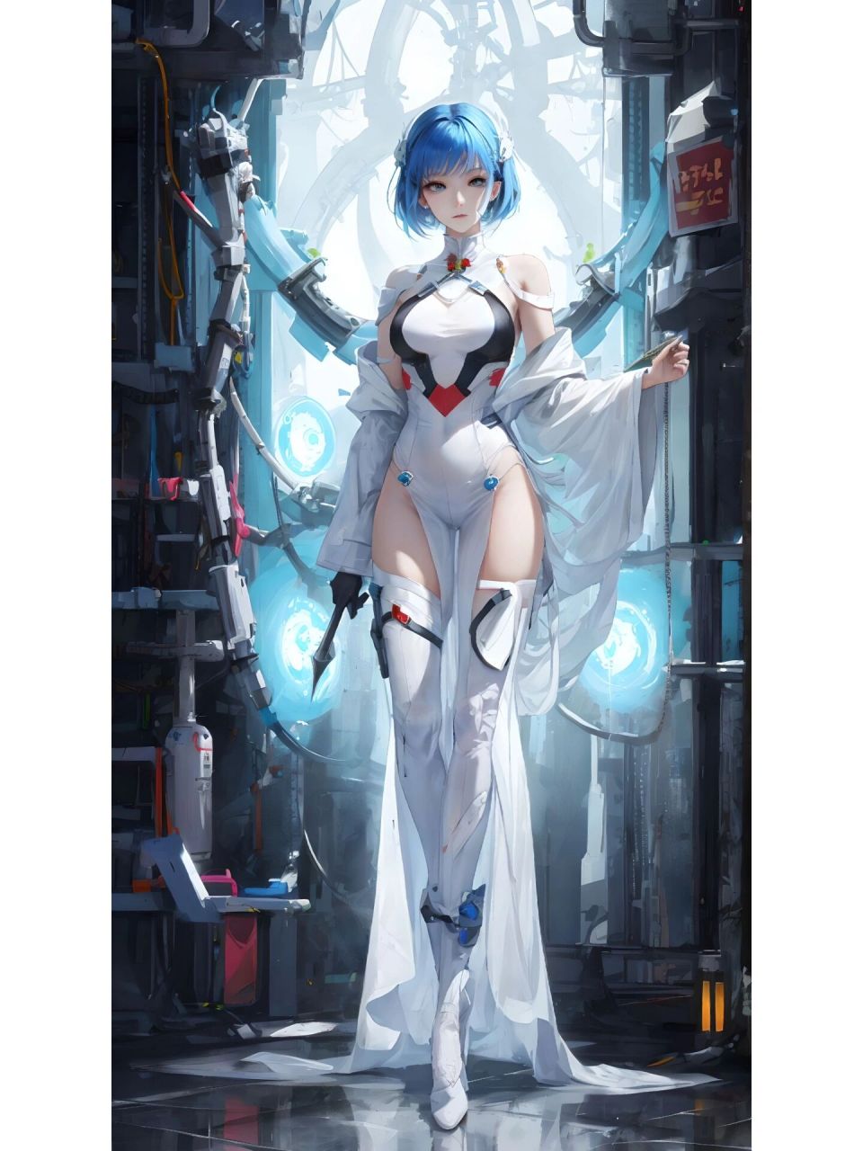 ai绘画|未来女战士壁纸        图片由 生成