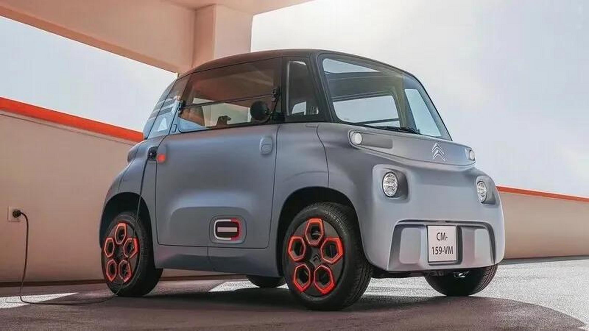 雪铁龙ami 纯电动大玩具,纯电续航里程为75km ,最高时速45km/h ,如果