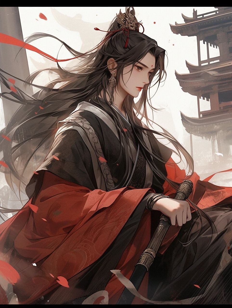 古风头像 | 动漫男生头像壁纸插画素材