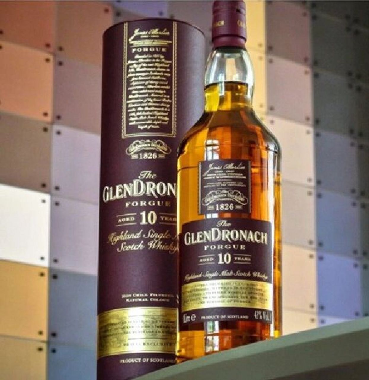 格兰多纳 10年forgue 单一麦芽威士忌 glendronach 10 yo forgue
