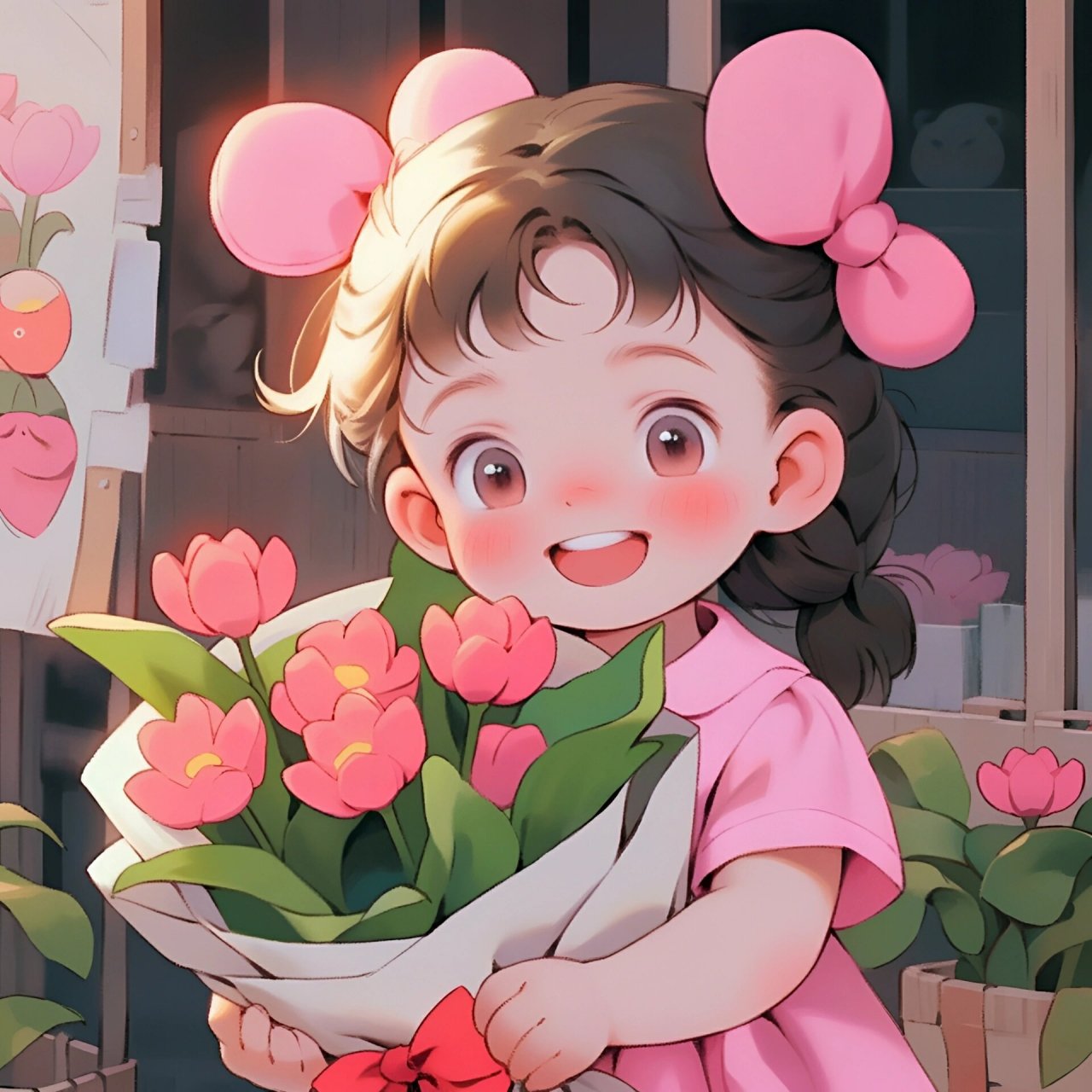 头像||好运莲莲女生头像 生活甜甜,好运莲莲