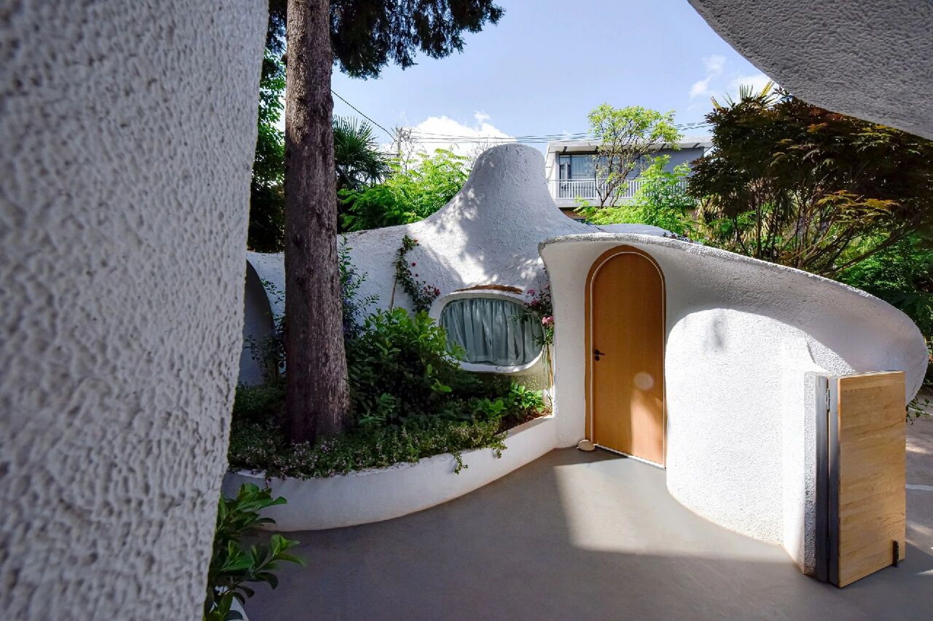 蚂蚁窝茶室建筑设计坐落于昆明871文创园内长空茶语 欢迎小伙伴们来