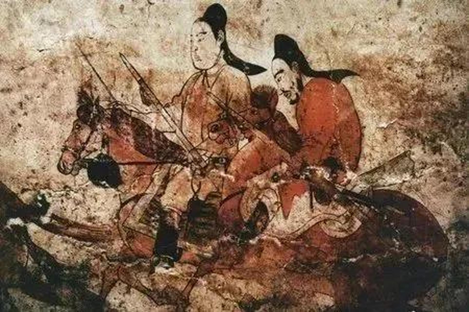 属北齐时期,1979年山西太原娄睿墓出土.