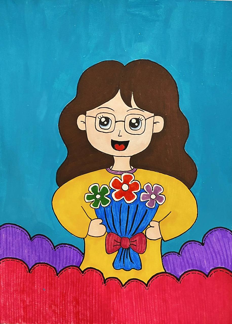 使整幅图画内容饱满)