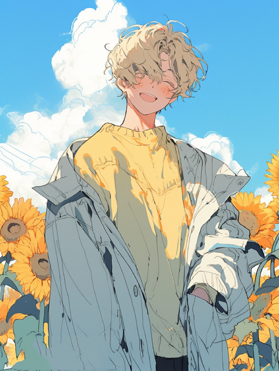 07向阳而生|born towards the sun 7915男头来噜!