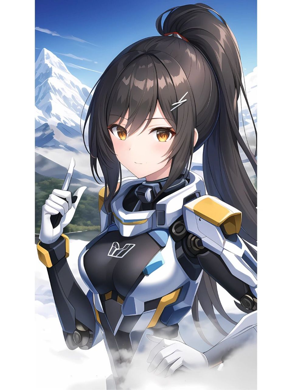 二次元机甲美少女| ai绘画