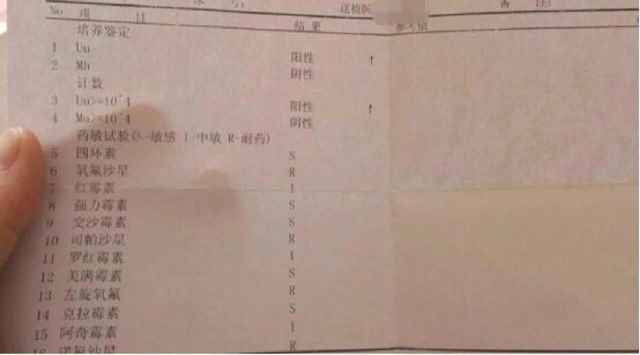 女子怀孕却查出支原体感染,丈夫脸红了 最近有个这样的案例:一位女