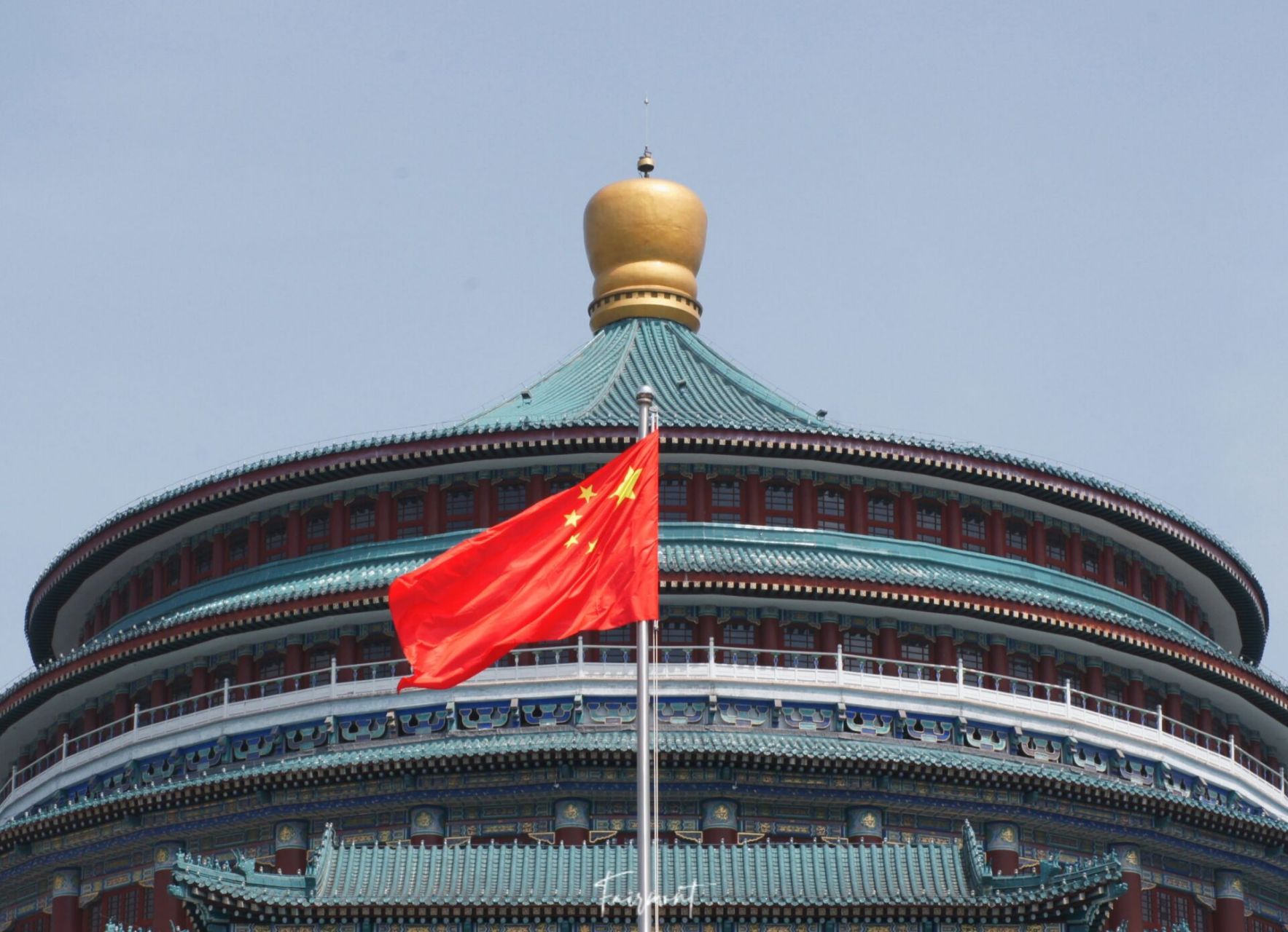 重庆人民大礼堂 重庆市人民大礼堂,特别宏伟大气的中式建筑