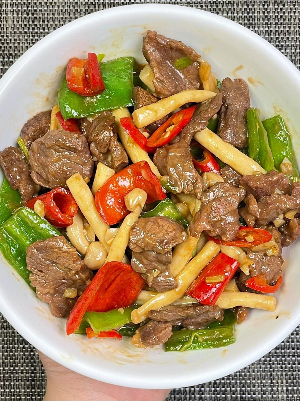 想安利给全世界……这个双椒炒牛肉太好吃了6015 牛肉这样做真的