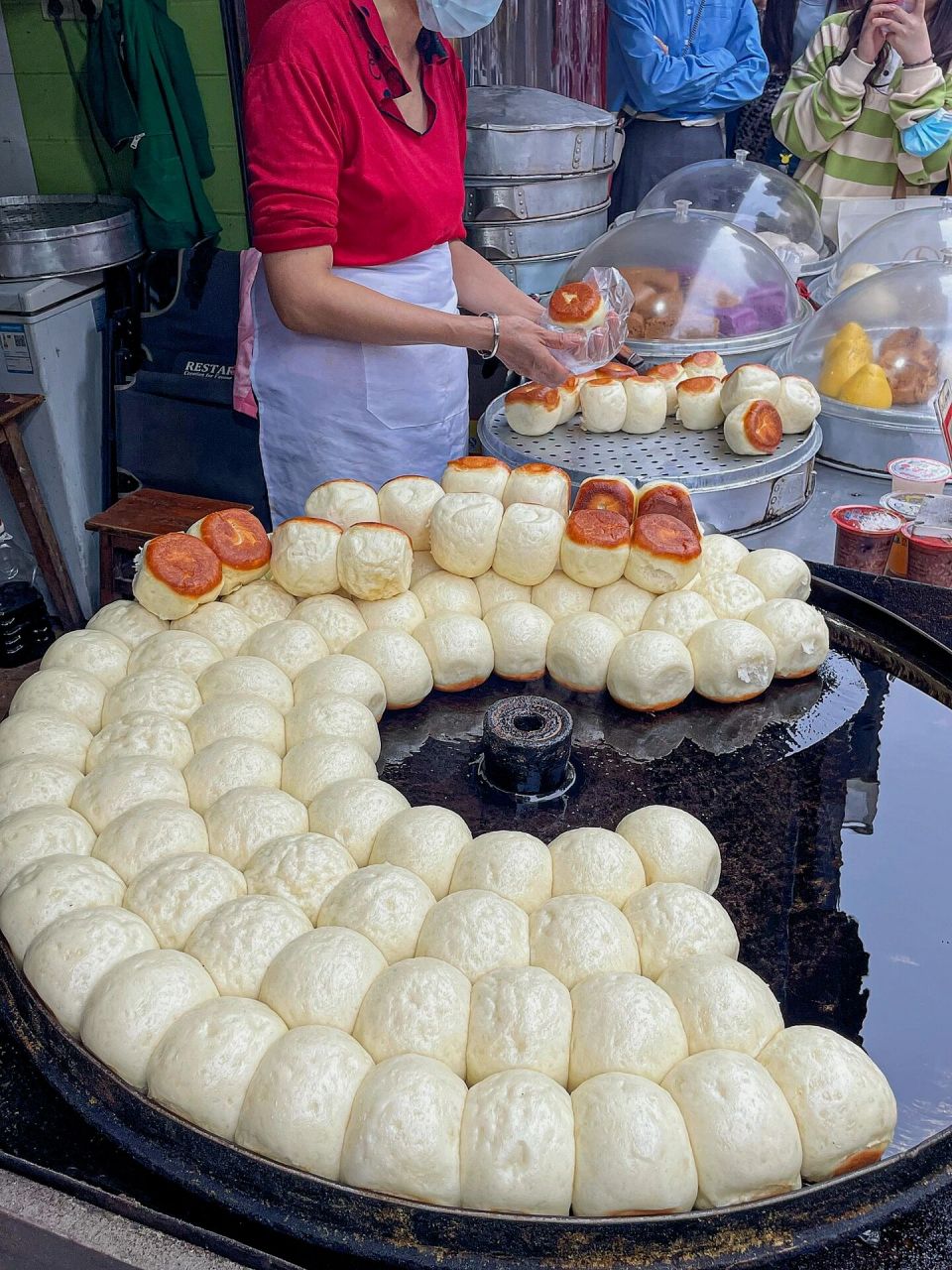 乐山一定要吃75152r脆底酒酿锅巴馒头7515好好吃 每次去乐山