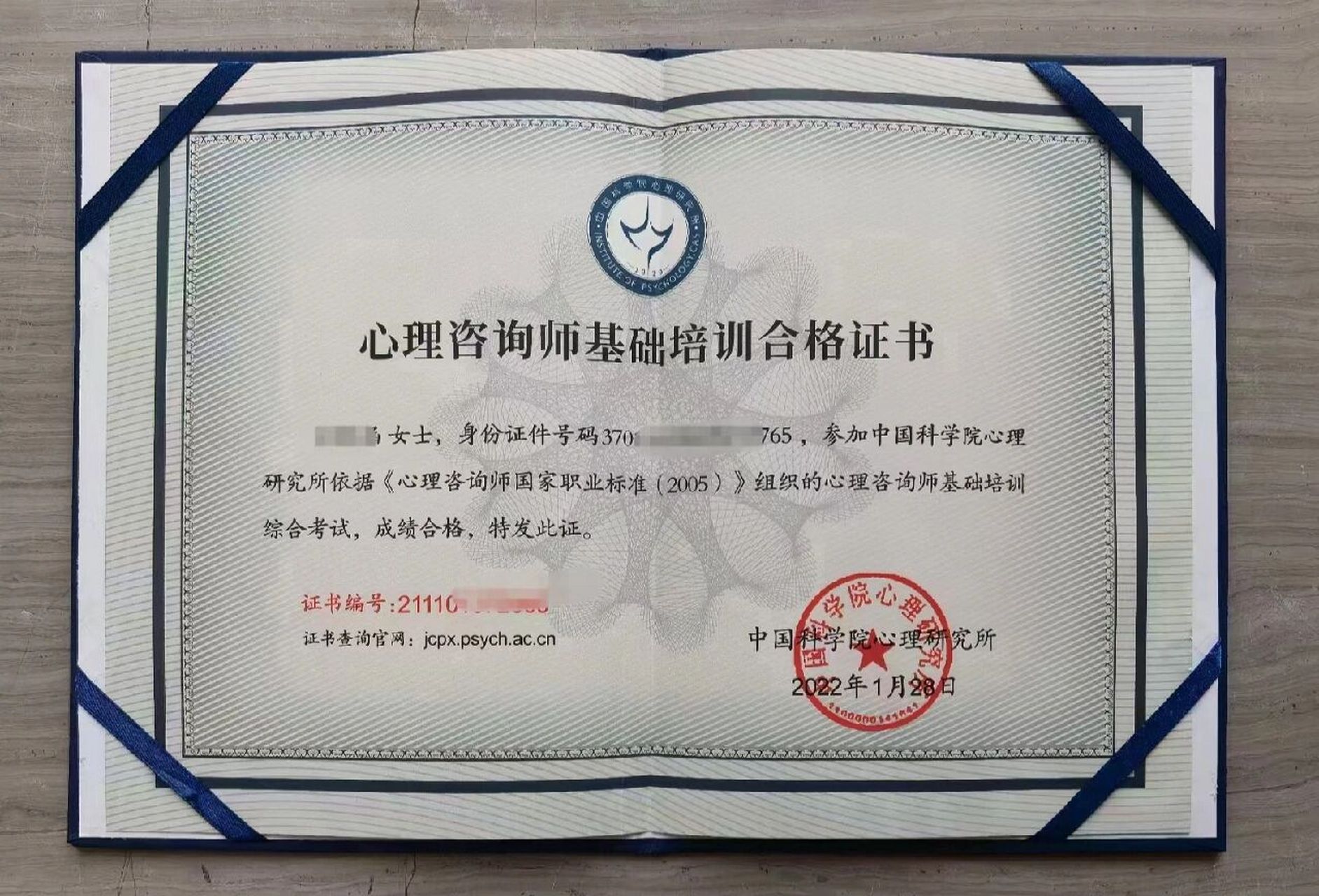 中国科学院心理研究所心理咨询师 心理咨询师报考2022年下半年