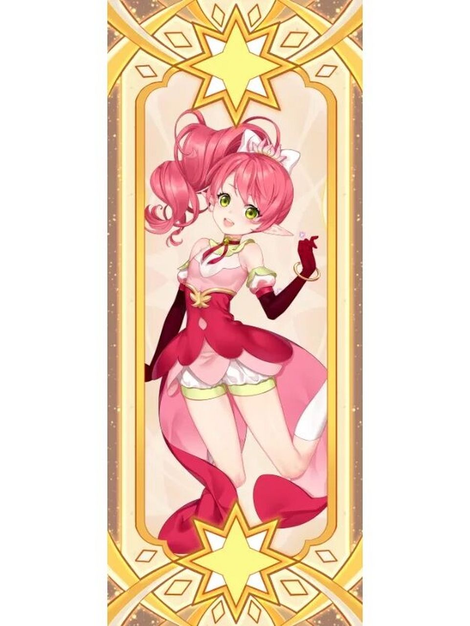 小花仙二十四节气之夏季节气花信卡牌(下) 卡牌 正面全身图分别是夏至