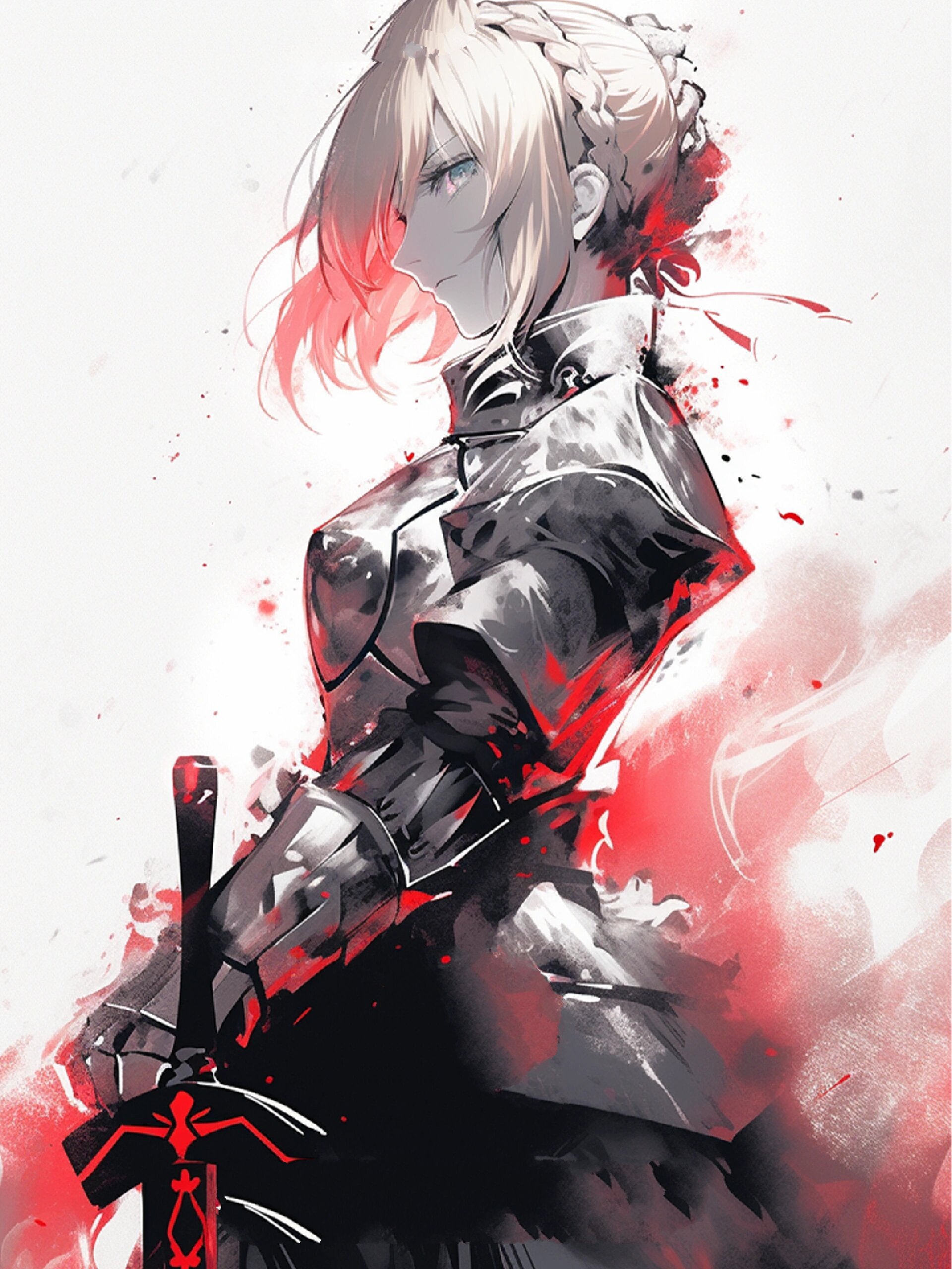 水墨风格 fate·阿尔托莉雅