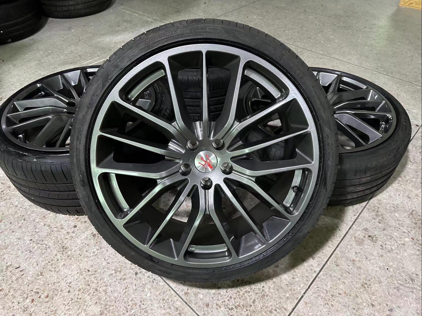 21寸玛莎拉蒂总裁轮毂 1180006玛莎拉蒂21寸 意大利进口 玛莎拉蒂