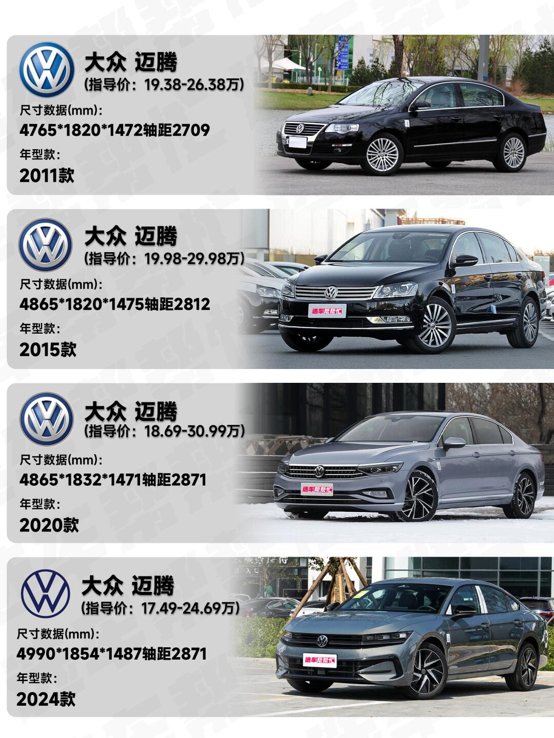 新款迈腾来了,你觉得哪款迈腾最经典71