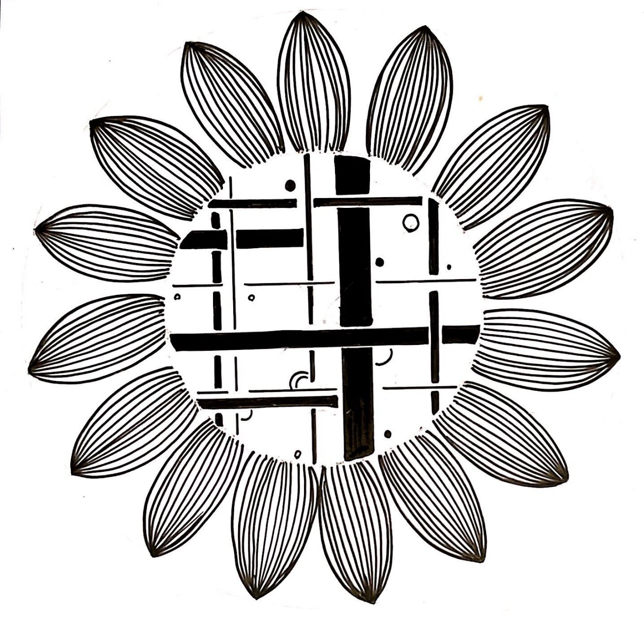 花卉变形 装饰图案课 花卉变形 原创 结课作业 有同样课程的别抄袭!