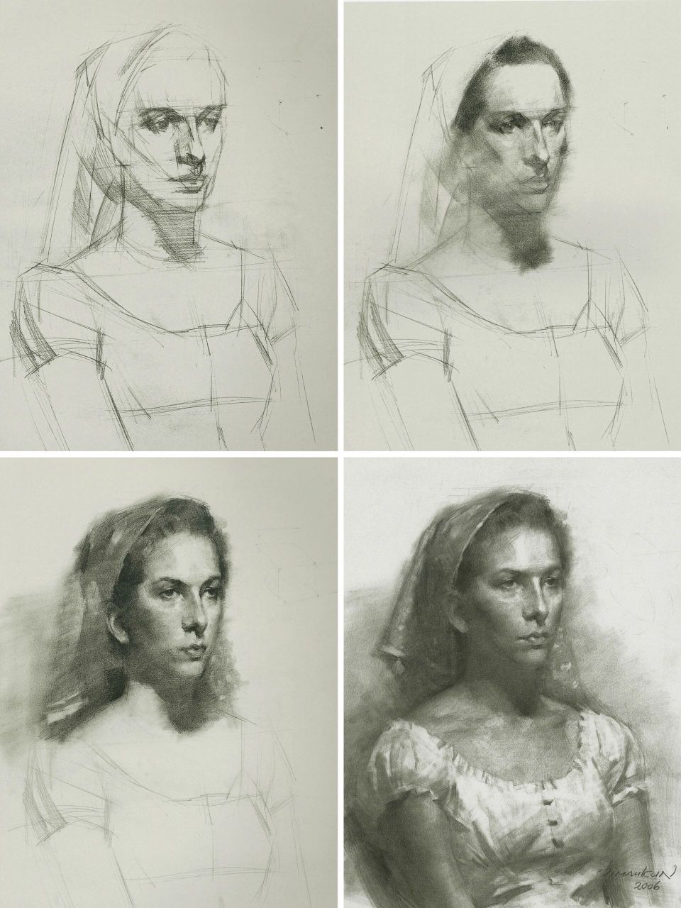 冉茂芹四步素描法:搭建,团块,刻画,质感 冉茂芹(yim mau-kun) 97