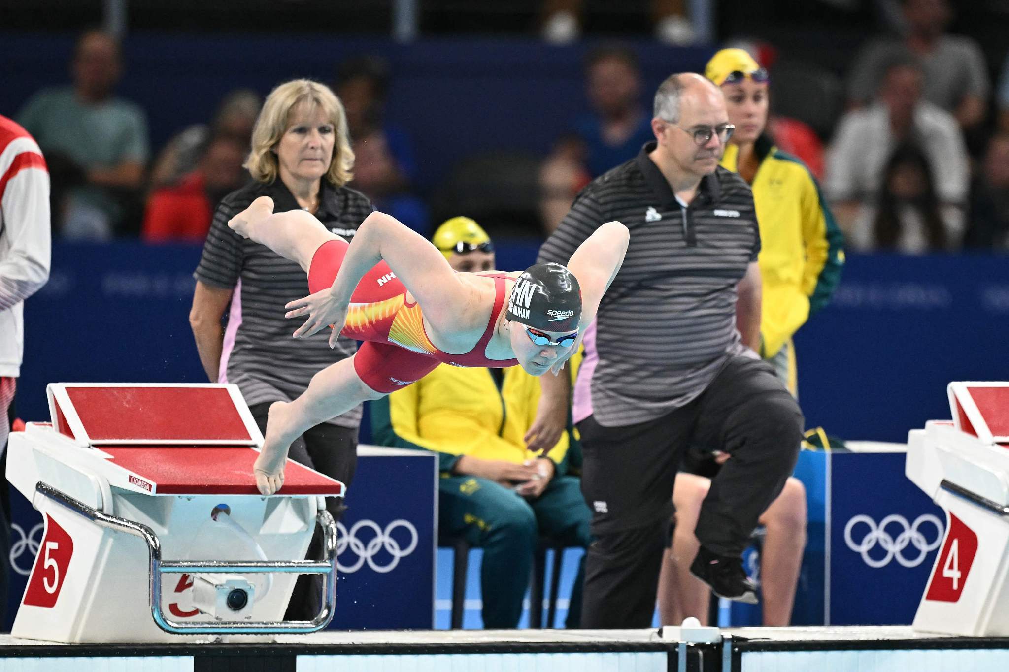 中国女子4×200自由泳接力铜牌 巴黎奥运游泳女子4x200米自由泳接力