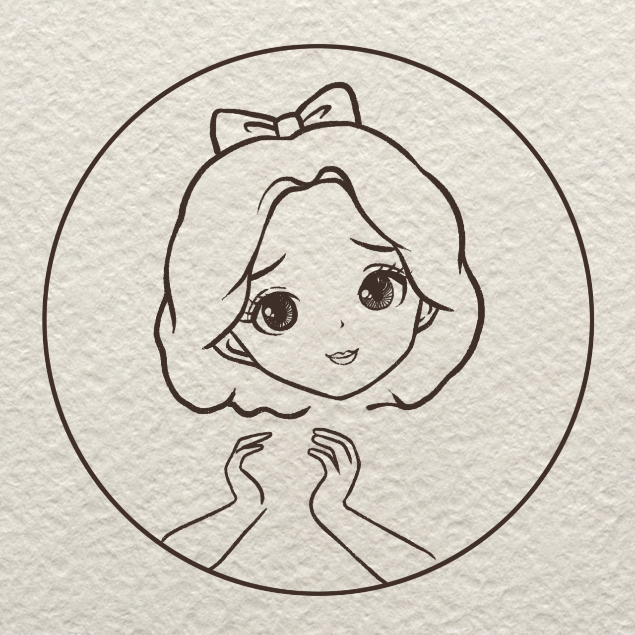 白雪公主简笔画【人物简笔画】 93又是迪士尼系列哦,打算及其所有